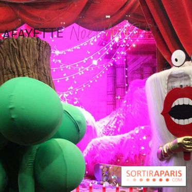 Lancement des illuminations et des vitrines 2014 des Galeries Lafayette