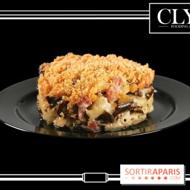 Un macaroni & cheese : bacon - champignons by Clyde