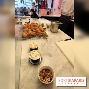 Profiteroles Chérie, le salon de dégustation