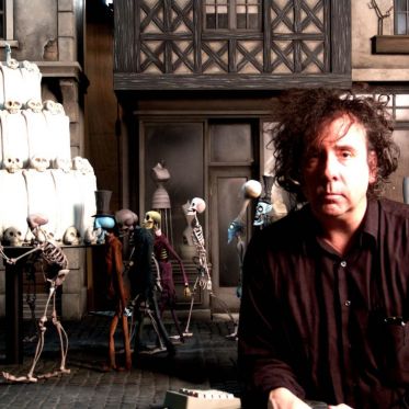 Tim Burton’s Corpse Bride (2005) Directed by Tim Burton and Mike Johnson Shown: Co-director Tim Burton on the set Photo credit: Derek Frey