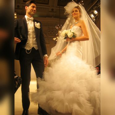 Salon du Mariage couture, Mariage au Salon 2012