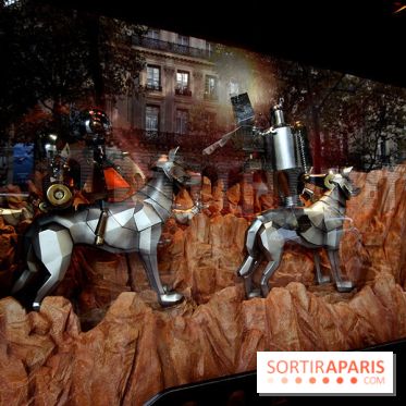 Les vitrines de Noël des Galeries Lafayettes 2015