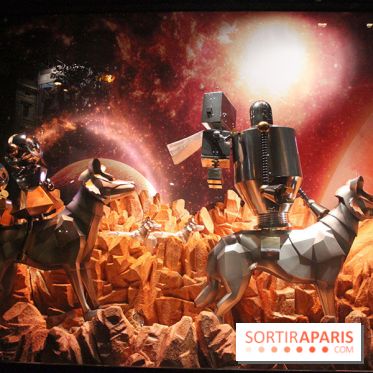 Les vitrines de Noël des Galeries Lafayettes 2015