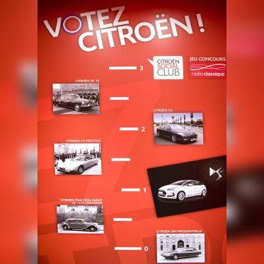 Les Citroën présidentielles au C_42 des Champs Elysées