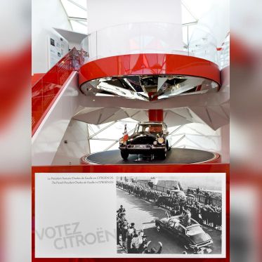 Les Citroën présidentielles au C_42 des Champs Elysées