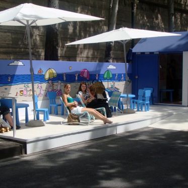 Paris plage, sur les bords de Seine