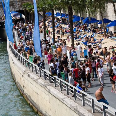 Les bords de Seine pour Paris plage