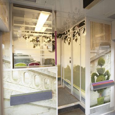 Les trains de la ligne C aux couleurs de Versailles