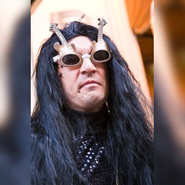 soirée, skyboard, rock band, étoile