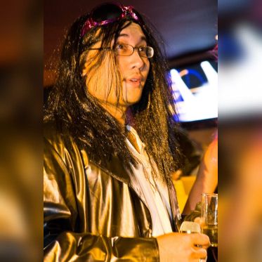 soirée, skyboard, rock band, étoile