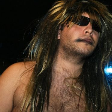 soirée, skyboard, rock band, étoile