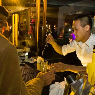 soirée, skyboard, rock band, étoile