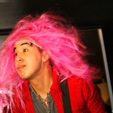 soirée, skyboard, rock band, étoile