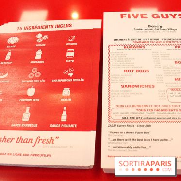 Five Guys, l'ouverture à Bercy Village