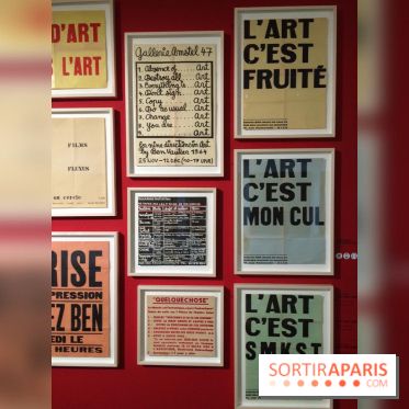 Photos de l'exposition Ben au musée Maillol 