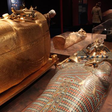 Cercueil intérieur en or de Toutankhamon