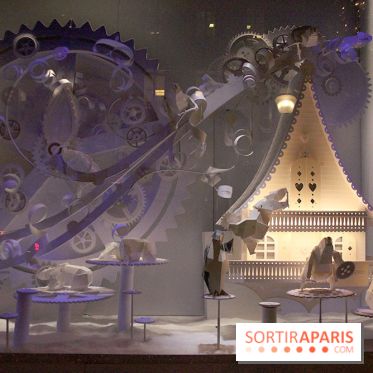 Les vitrines de Noël des Galeries Lafayette 2016