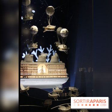 Les vitrines de Noël des Galeries Lafayette 2016