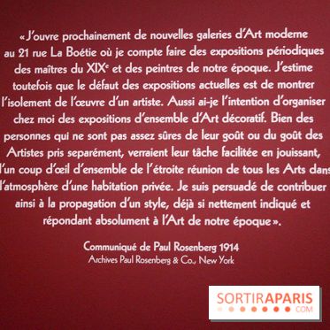 Paul Rosenberg, 21 rue de la Boétie au Musée Maillol
