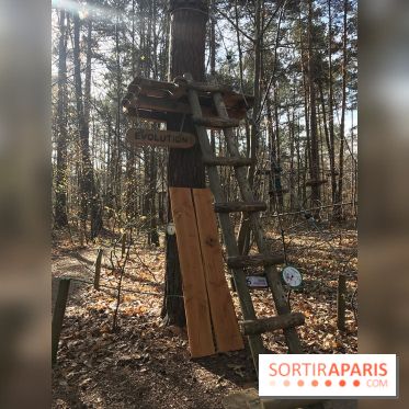 Aventure Floréval, le parcours en pleine nature