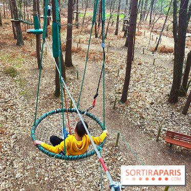 Aventure Floréval, le parcours en pleine nature
