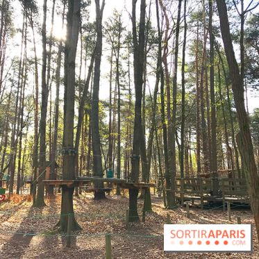 Aventure Floréval, le parcours en pleine nature