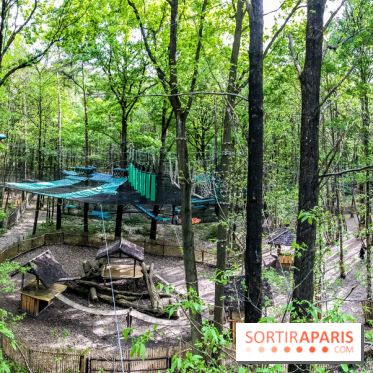 Aventure Floréval, le parcours en pleine nature