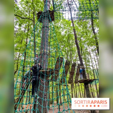 Aventure Floréval, le parcours en pleine nature