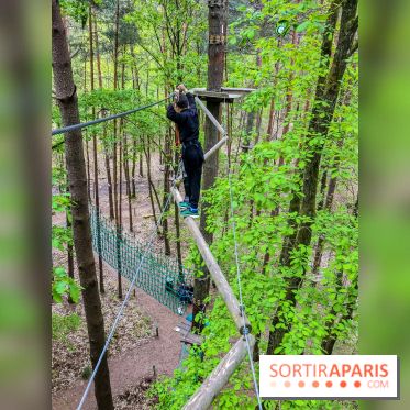 Aventure Floréval, le parcours en pleine nature