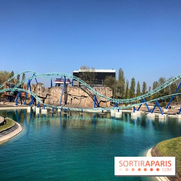 Parc Astérix 2017, Pégase Express in progress