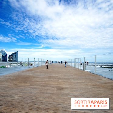 Réouverture du toit de la Grande Arche de La Défense