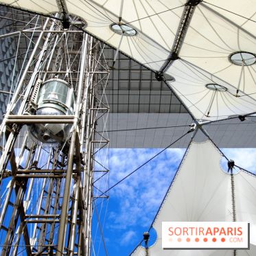Réouverture du toit de la Grande Arche de La Défense