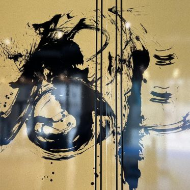 Exposition de la calligraphe japonaise Aya Wada à la galerie La Lison