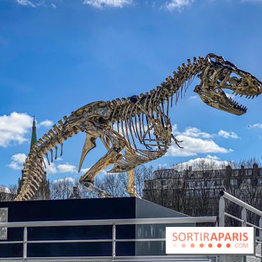 Tyrannosaurus Rex, l'installation de l'artiste Philippe Pasqua au Port de la Conférence