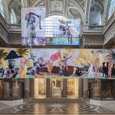 Exposition de Raphaël Barontini au Palais de Tokyo