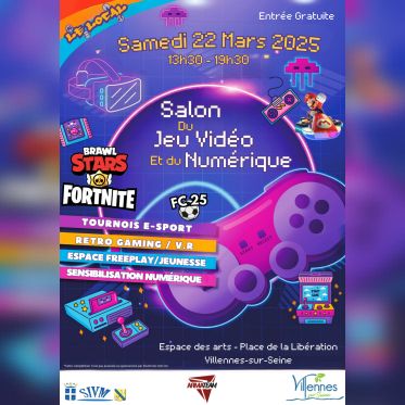 Salon du Numérique et du Jeu vidéo : le rendez-vous des gamers à Villennes-sur-Seine (78)