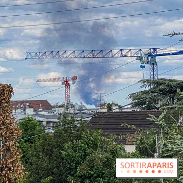 Incendie en cours à Gennevilliers, du côté des Grésillons