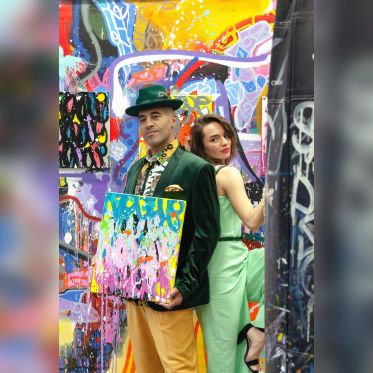 Mini Me : l'exposition de JonOne 100% groovy baby à la galerie Goldshteyn-Saatort