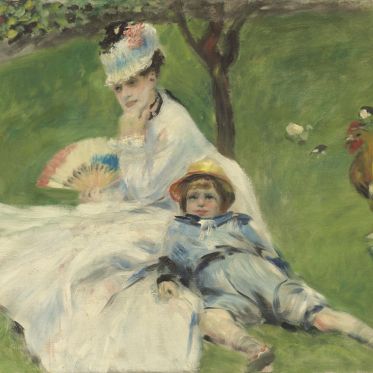 Pierre-Auguste Renoir Madame Monet et son fils 1874 Huile sur toile 50,4 x 68 cm