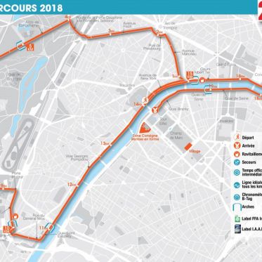 20 km de Paris 2019, le parcours