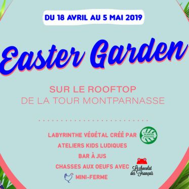 Chasses aux oeufs de Pâques et jardin éphémère à la Tour Montparnasse
