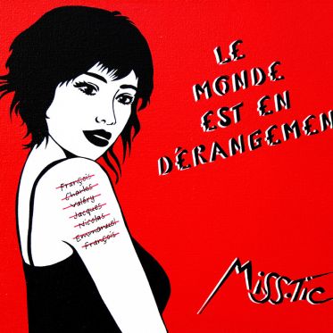 Rock'n'Girls, l'exposition de Miss Tic à la galerie Lélia Mordoch