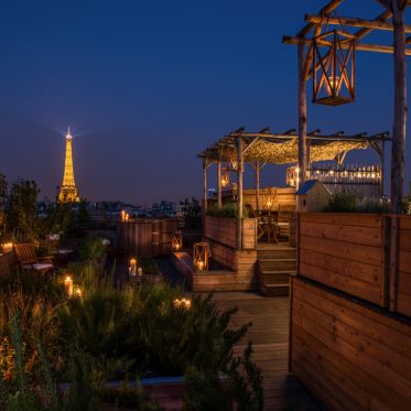 Feu d'artifice et soirée du 14 juillet 2019 sur le rooftop de l'Hôtel Brach