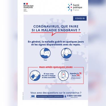 Coronavirus : que faire en cas de symptômes ou en cas de doute ?