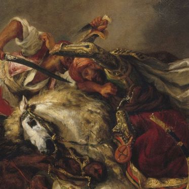Exposition au Musée Delacroix, Un duel romantique, Le Giaour de Lord Byron par Delacroix
