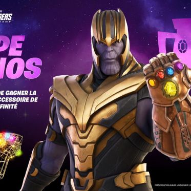 Fortnite : le skin de Thanos bientôt disponible