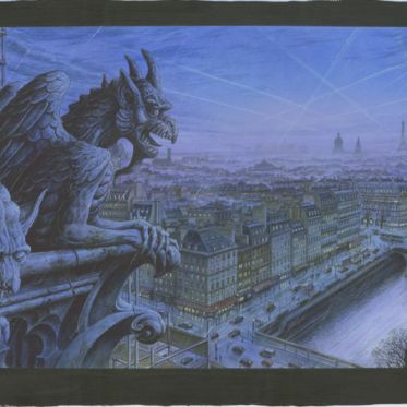 Exposition à la glerie Glénat autour des œuvres d'Olivier Ledroit