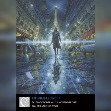 Exposition à la glerie Glénat autour des œuvres d'Olivier Ledroit