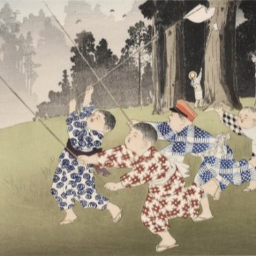 Exposition d'estampes Les Enfants de l'ère Meiji à la Maison de la Culture du Japon