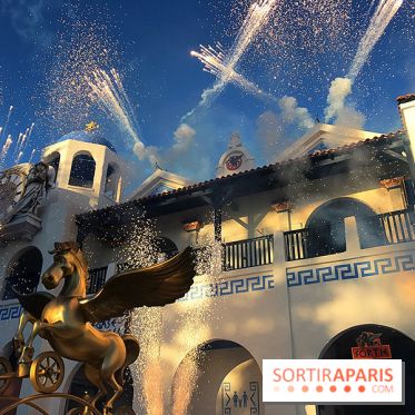 Inauguration de Pégase Express au parc Astérix